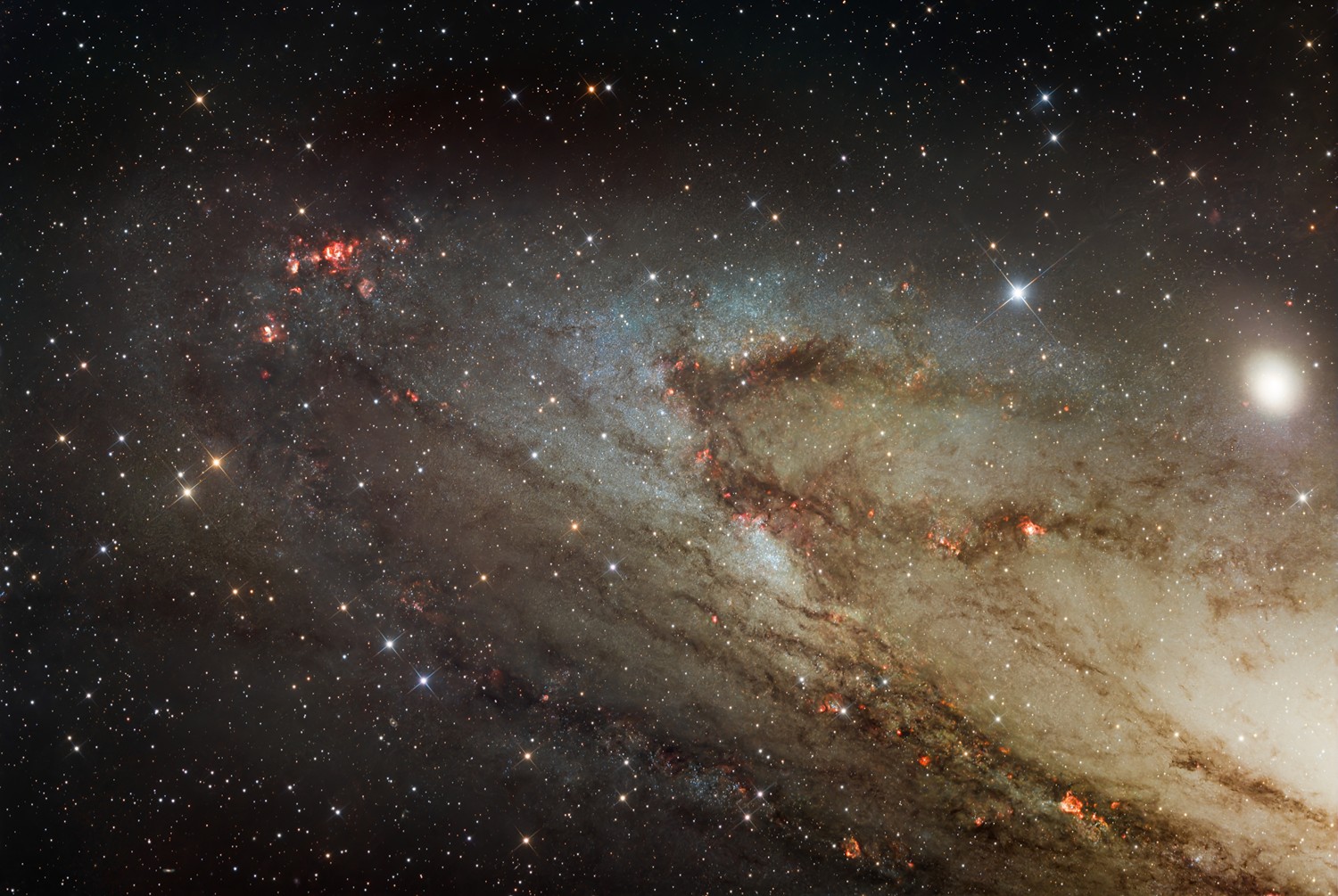 M31 dettaglio Galassia di Andromeda