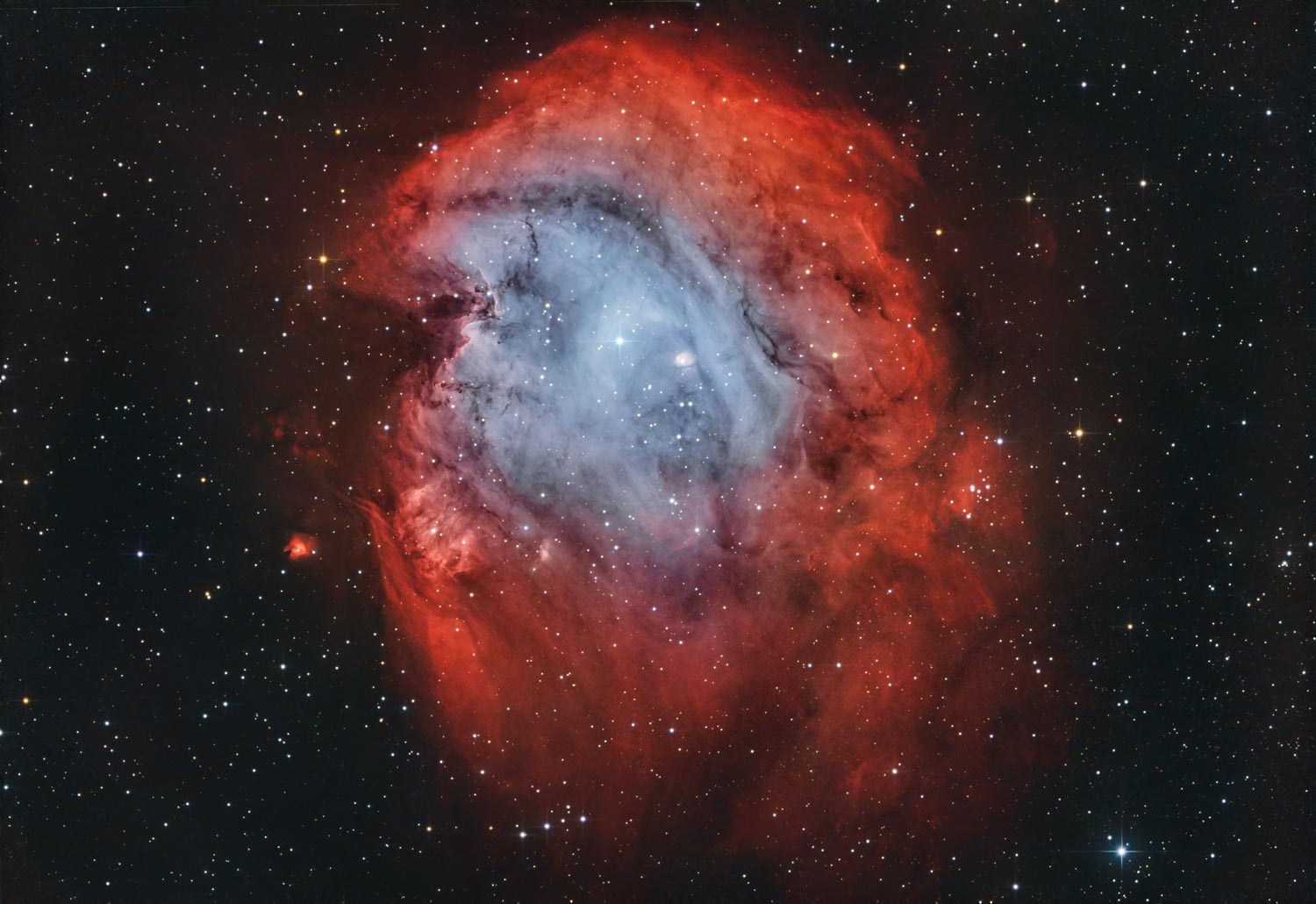 Sh2-252 Nebulosa testa di scimmia
