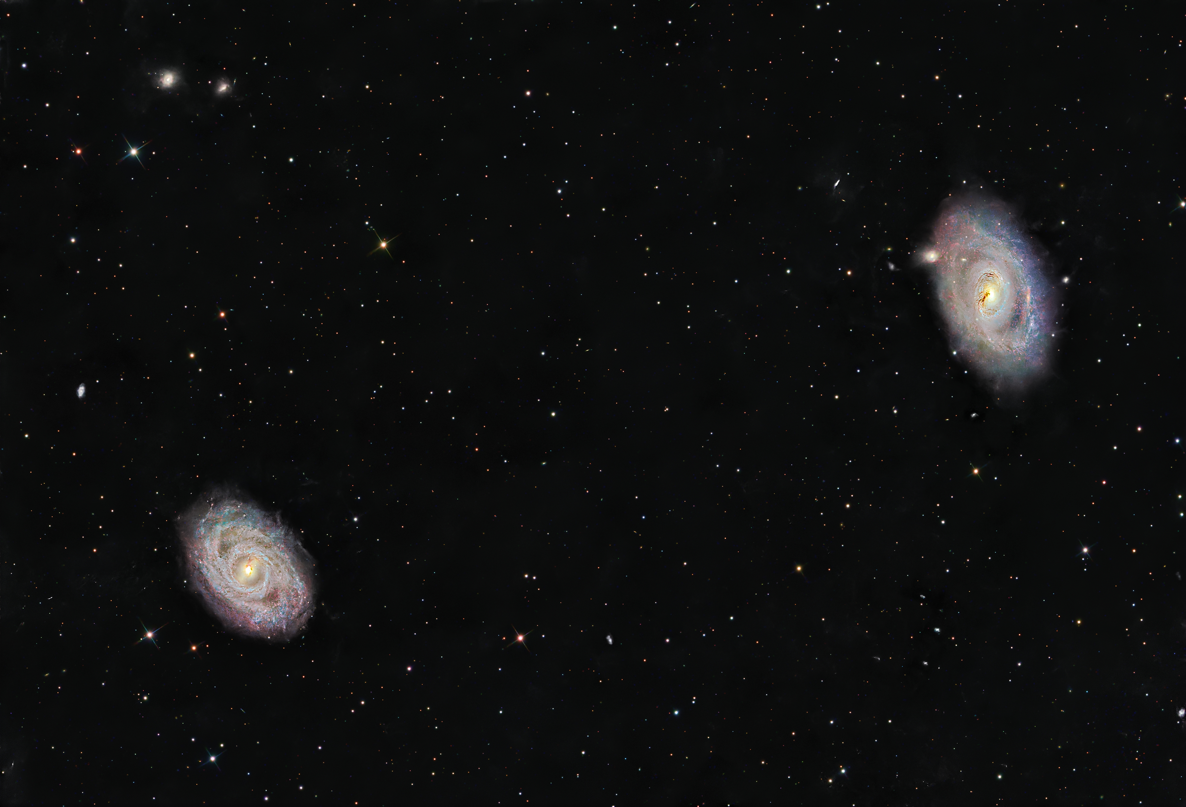 M95-M96 Galassie a spirale e barrata