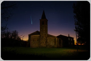 Cometa C/2025 Lemmon su San Zuane