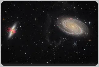 M81 e M82  Galassia di Bode e Sigaro