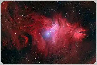 NGC 2264 Nebulosa Cono e albero di Natale