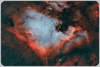 NGC7000, Nebulosa Nord America